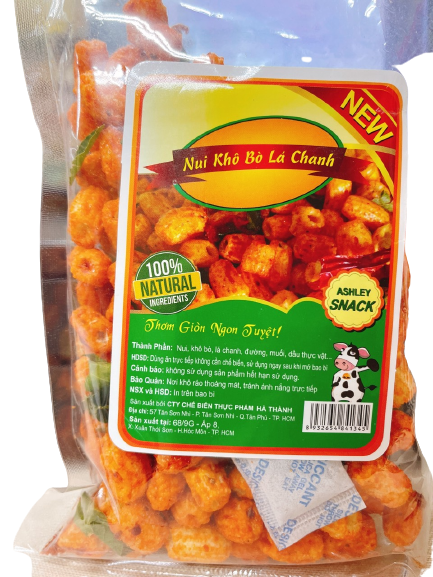 Nui Khô Bò Lá Chanh 100G