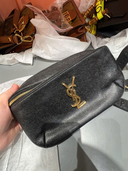 Túi YSL bao tử màu đen sz 26cm +
