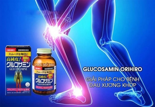 Viên uống bổ xương khớp Glucosamine Orihiro Nhật Bản 900viên