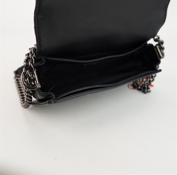 Túi Chanel boy đen da mềm sz 25cm +