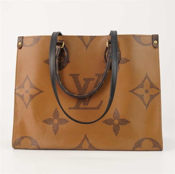 Túi LV onthego hoa nâu dây đen sz34 cm +