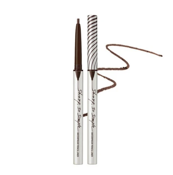 CLIO - Sharp So Simple Waterproof Pencil Liner, 01 BROWN