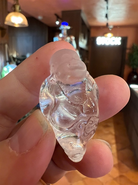 Mặt Phật Di lặc trắng trong + (542333)