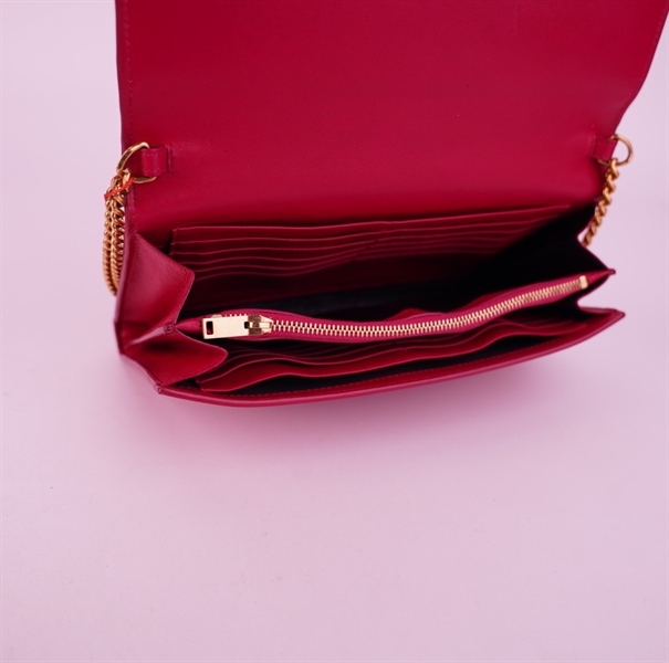 Túi YSL màu đỏ đậm +