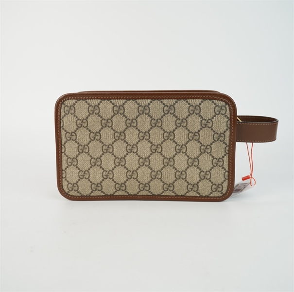 Túi GG đeo chéo chữ nhật nâu sz 22cm TB+