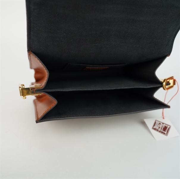 Túi LV dauphine hoa nâu sz 20cm TB+