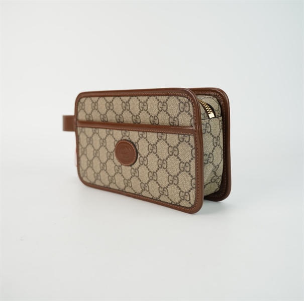 Túi GG đeo chéo chữ nhật nâu sz 22cm TB+