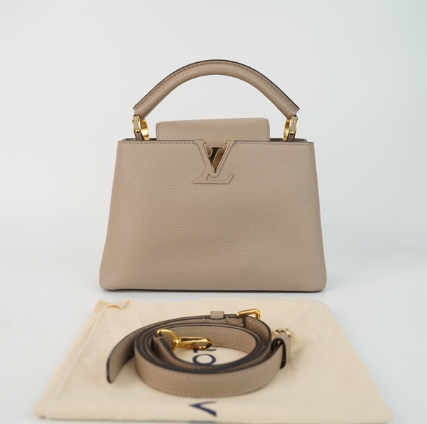 Túi LV capu màu xám sz 26cm TB+