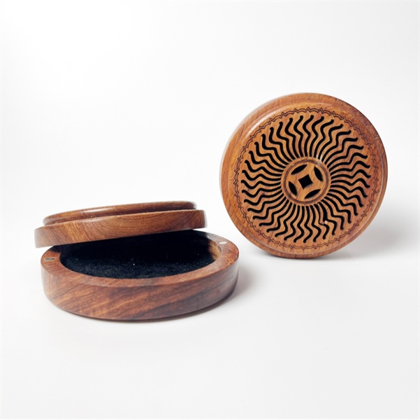 49-NTP-(050.17123.10C)-HỘP GỖ TRÒN HỌA TIẾT