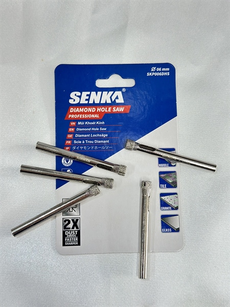 Mũi khoan kính Senka 6mm - SKP006DHS