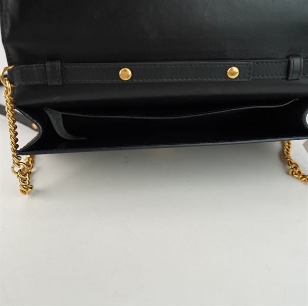 Túi Versace đen đính đồng xu size 26 KG+