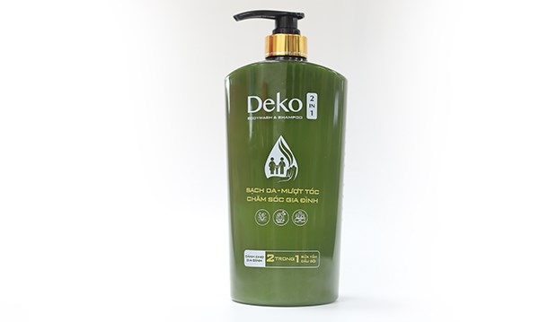 Sữa tắm gội Deko 1.2 Lít (6 chai/thùng)