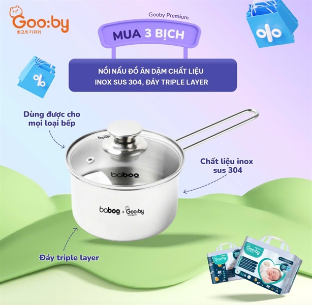 Nồi nấu cháo gooby