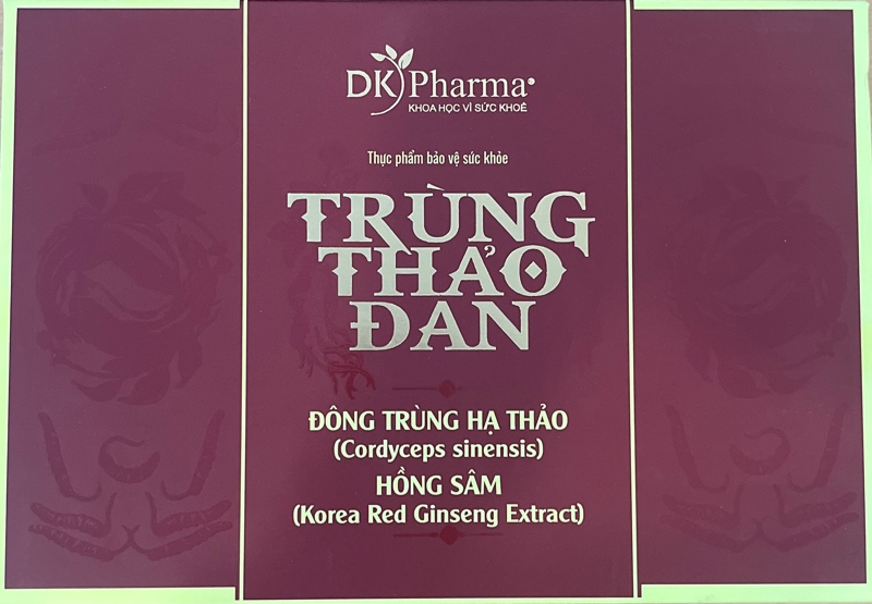 Trùng Thảo Đan (Hộp 2 lọ x 30 viên) - DKPharma