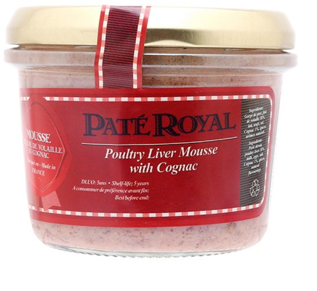 (Pháp) 👉 Pate royal gà vịt cognac👉180g