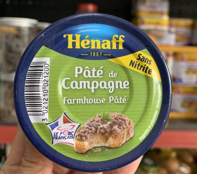 (Pháp) 👉 Pate đồng quê Henaff 👉 130g