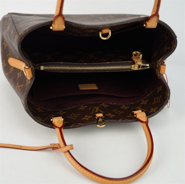 Túi LV hoa nâu kèm ổ khóa size 30 TB+