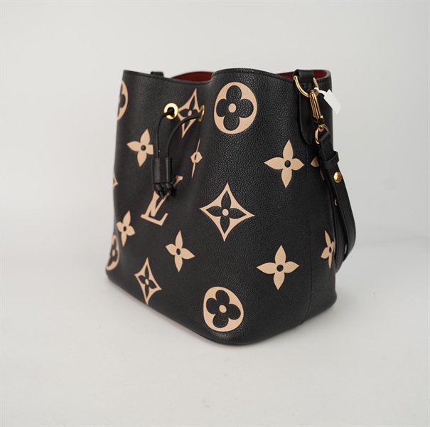 Túi LV Nóe hoa đen kèm ví size 28 +