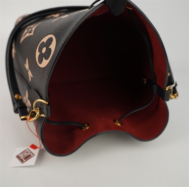 Túi LV Nóe hoa đen kèm ví size 28 +