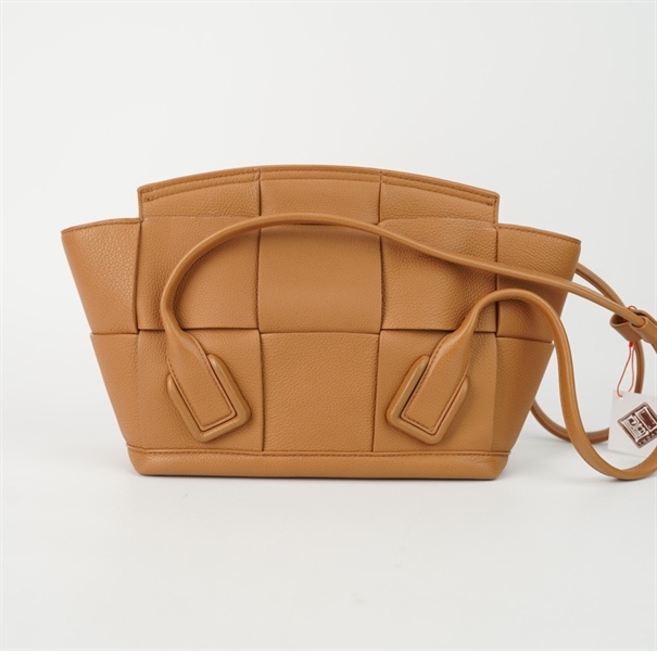 Túi Bottega đan lưới màu nâu size 23 +