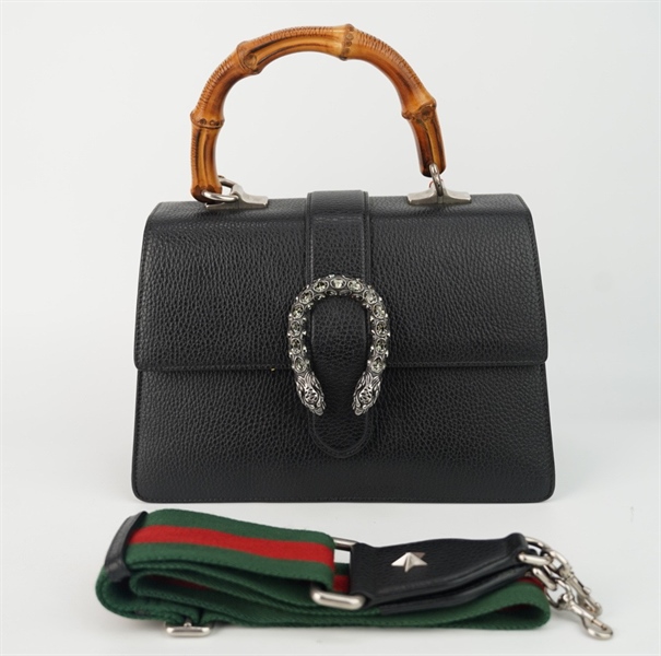 Túi GG dionysus đen quai trúc size 26 +