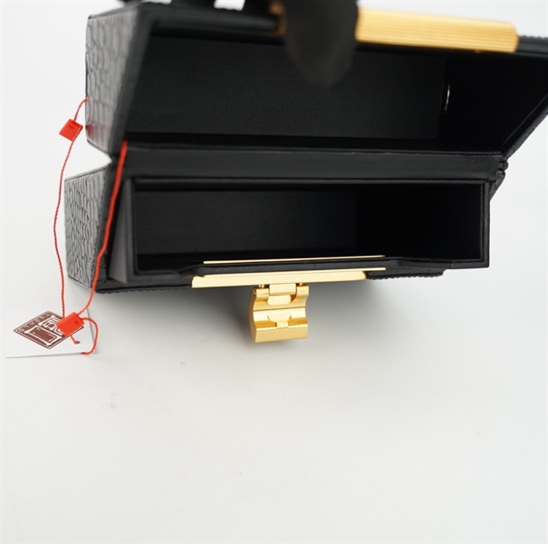 Túi Bottega hộp màu đen size 18 +