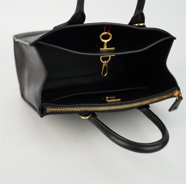 Túi LV quai xách màu đen kèm ổ khóa size 26 +