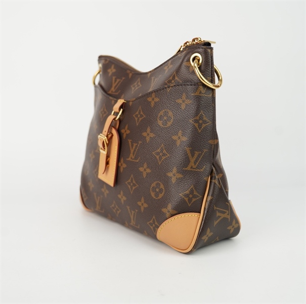 Túi LV đeo chéo hoa nâu size 25 +