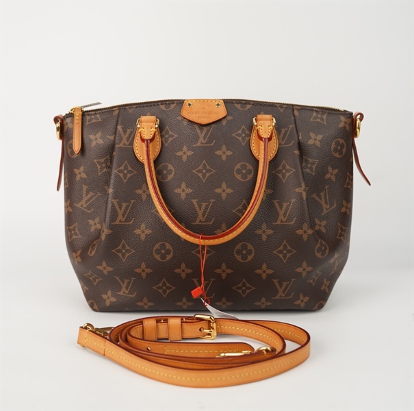 Túi LV hoa nâu size đáy 26 +