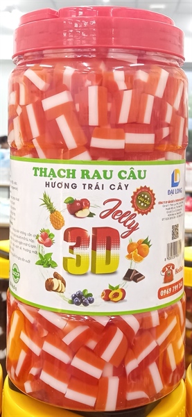 Rau câu 3D Lớn vị Dâu Đại Long 2.5kg