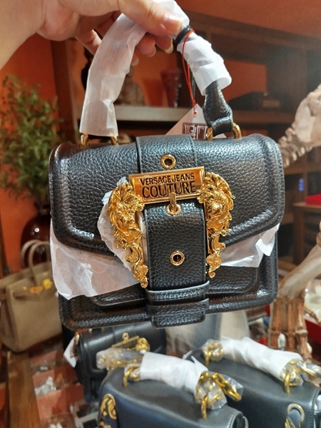 Túi Versace đen khóa vàng 18cm - A Long live (HP-T562)