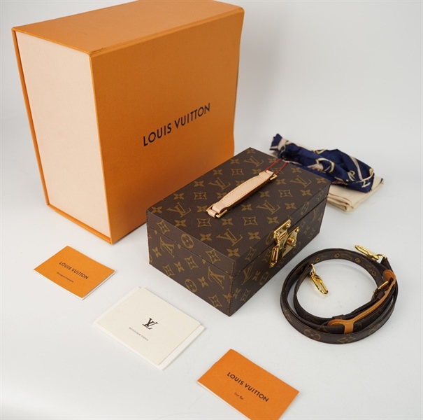 Túi LV cốp hoa nâu size 22 KG+