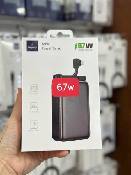 Sạc dự phòng WIWU Tank 20.000mAh 67W P012