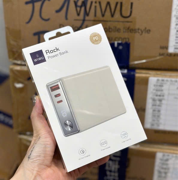 Sạc dự phòng WIWU Rock 20.000mAh 74W P006