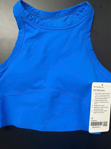 Áo Bra Lululemon 3 lỗ thun trơn 