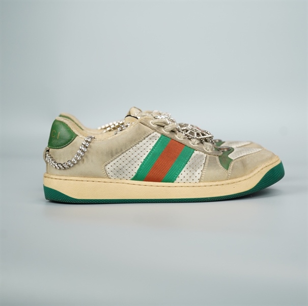 Giày GG đính dây đá size 37 (BQ) KG+