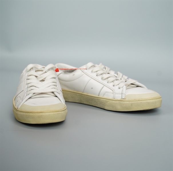 Giày YSL trắng size 38 (BQ) KG+