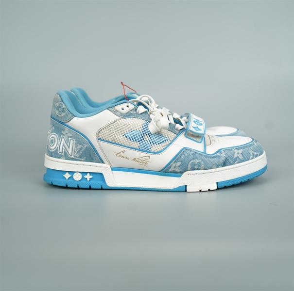 Giày LV trắng xanh size 8 (BQ) KG+