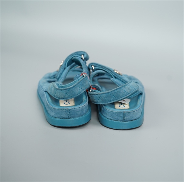 Giày Chanel xanh dương size 38 (BQ) KG+