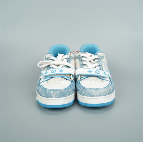 Giày LV trắng xanh size 8 (BQ) KG+