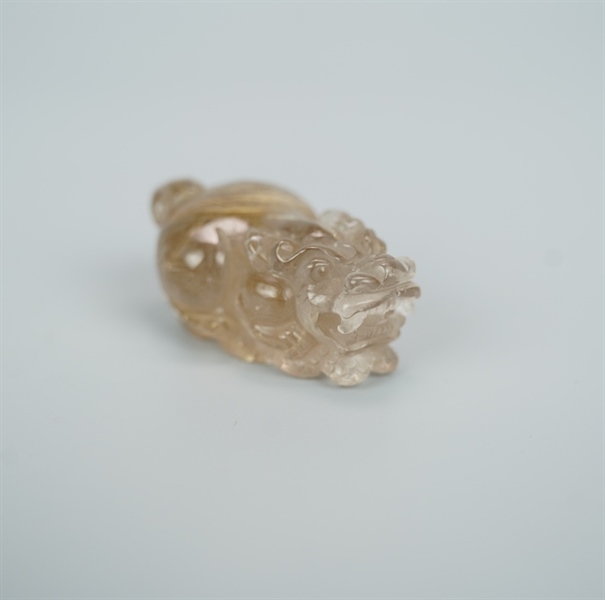 Cụ Tỳ Hưu thạch anh tóc vàng +