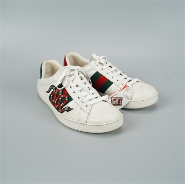Giày GG trắng in hình rắn size 6 (BQ) KG+