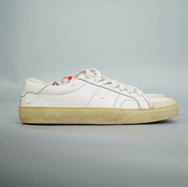 Giày YSL trắng size 38 (BQ) KG+