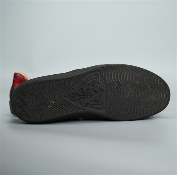 Giày GG đen họa tiết size 8 (BQ) KG +