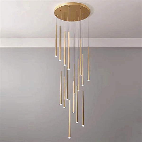 Đèn chùm | Hợp kim - Vàng đồng - 12 bóng