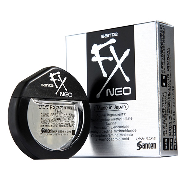 Nước nhỏ mắt Sante FX Neo Nhật Bản 12ml(đen)
