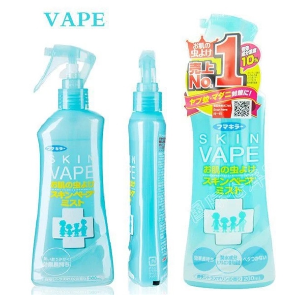 Xịt đuổi muỗi và côn trùng Skin Vape Nhật Bản 200ml-Xanh