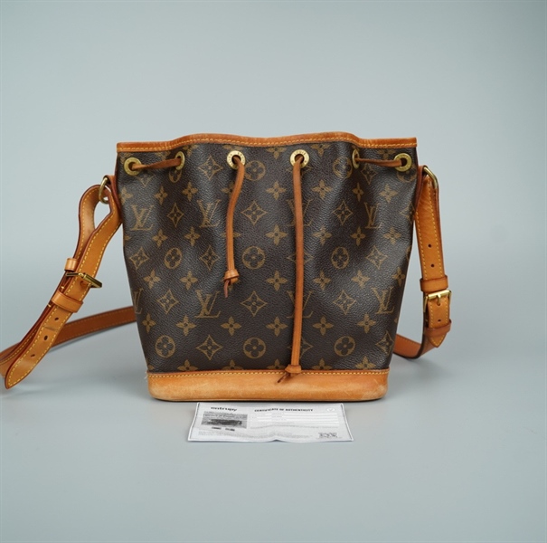 Túi LV nóe hoa nâu +