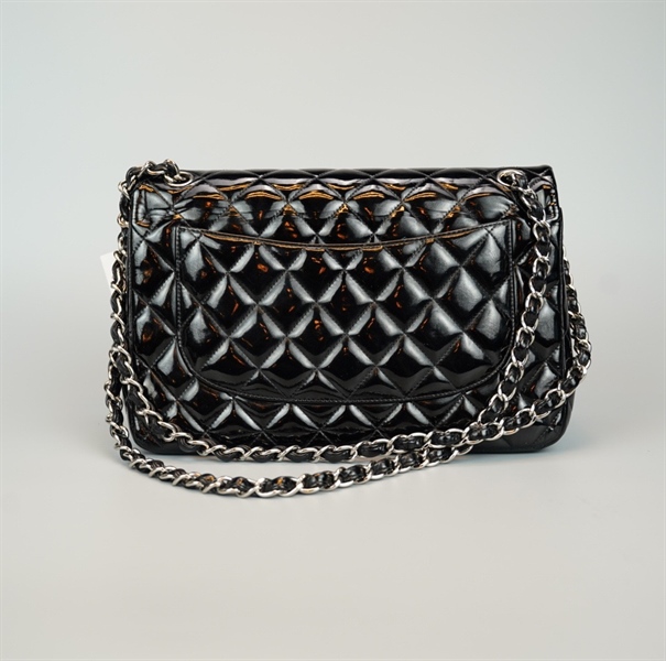 Túi Chanel màu đen bóng size 30 KG+