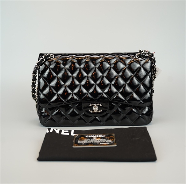 Túi Chanel màu đen bóng size 30 KG+